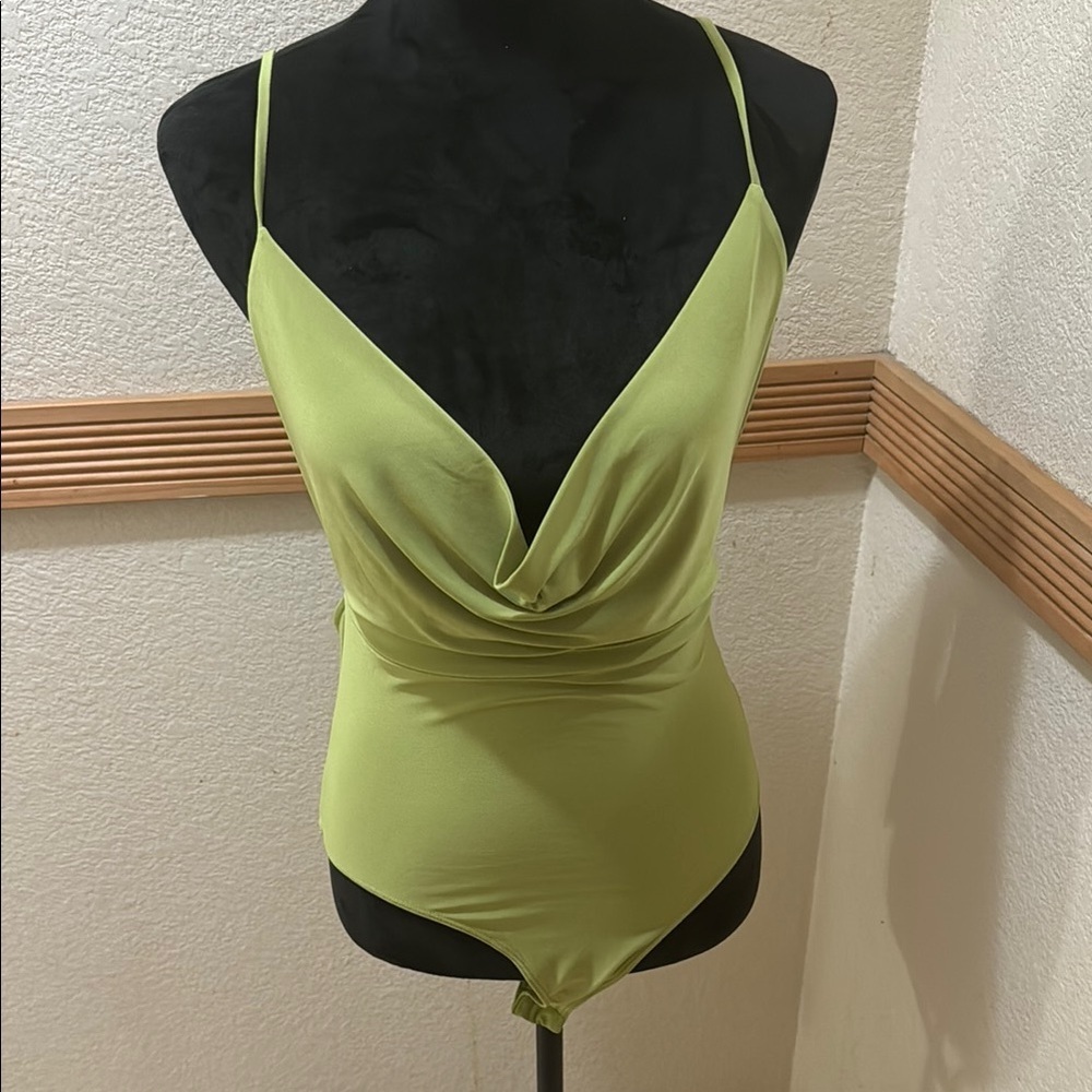 Meraki Lime Green Women's bodysuit Size L